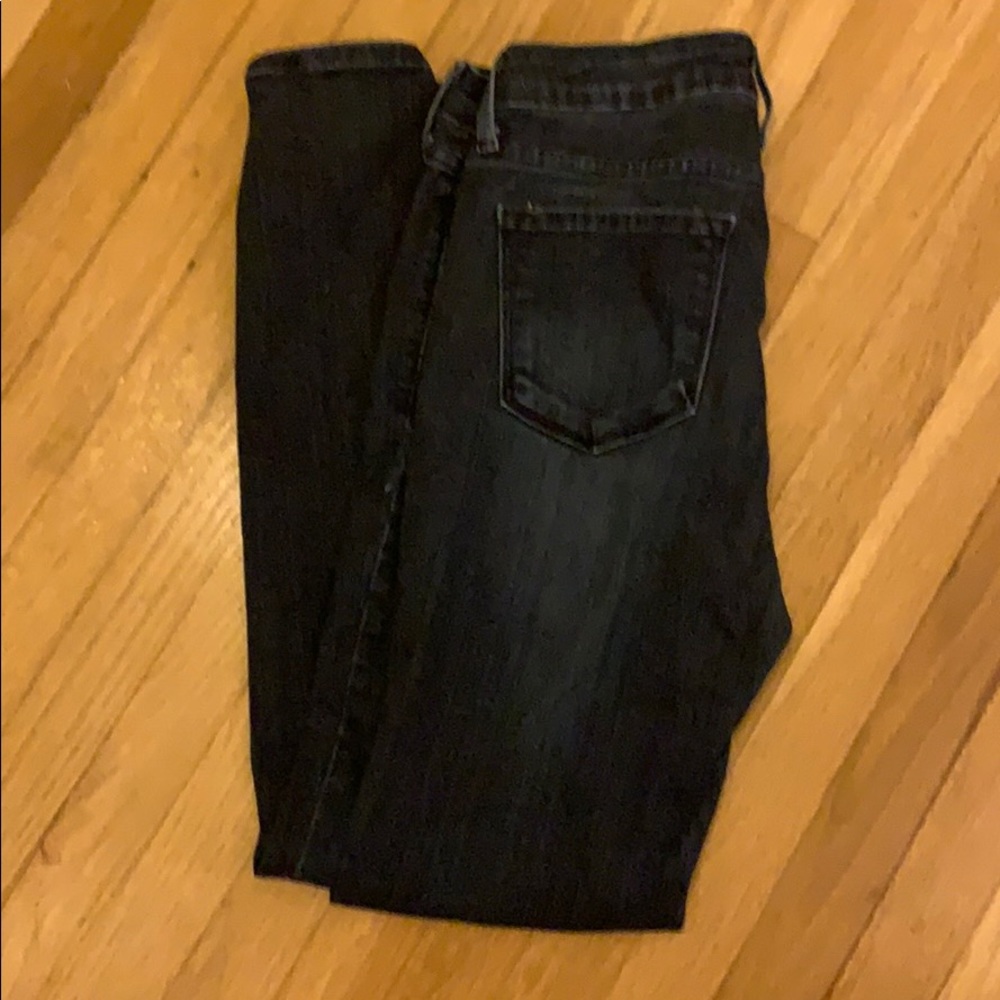 Just black skinny jeans